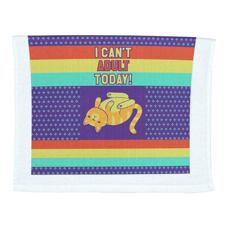 I Cant Adult Today Funny Avoiding Responsibilities Tea Towel Funny Dish Towels Soft Adsorbent Tea Towel T-Shirts, Hoodie,...