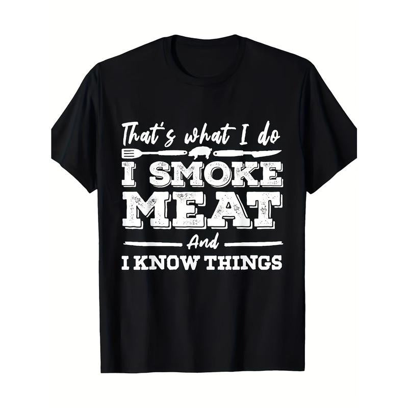 I'D SMOKE THAT - Funny Meat BBQ Season Smoker & Grilling T-Shirt - 220g made in usa
