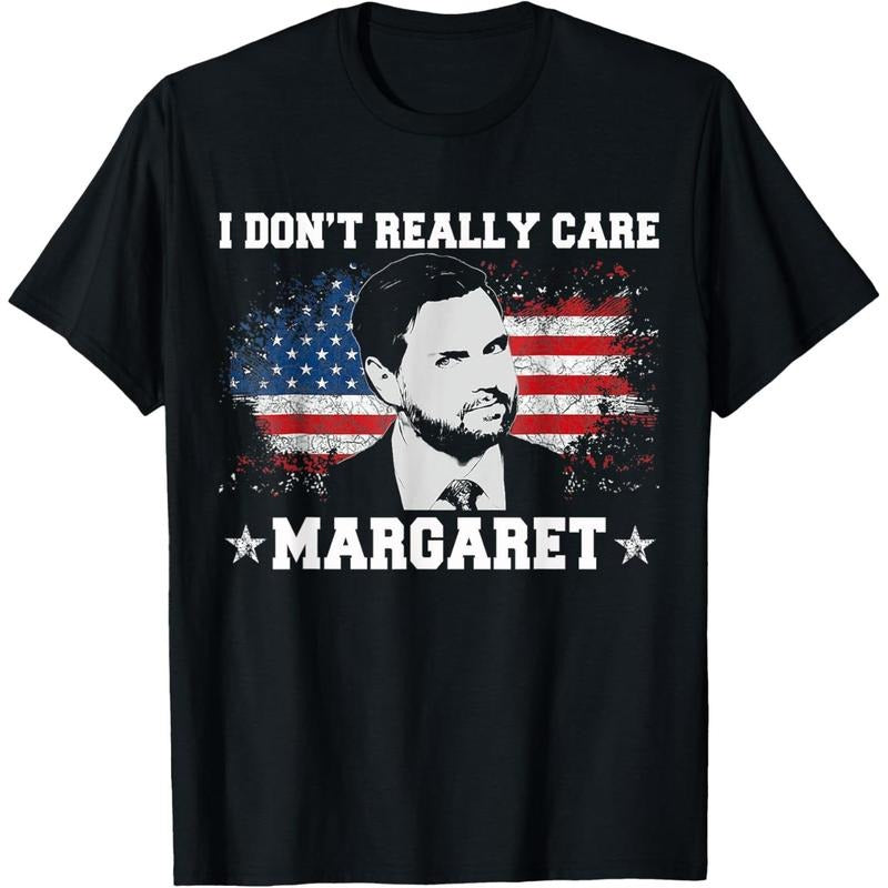 I Don't Really Care Margaret Funny Minimalist JD Vance T-Shirt made in usa Hoodie, Sweatshirt | DripVista.com