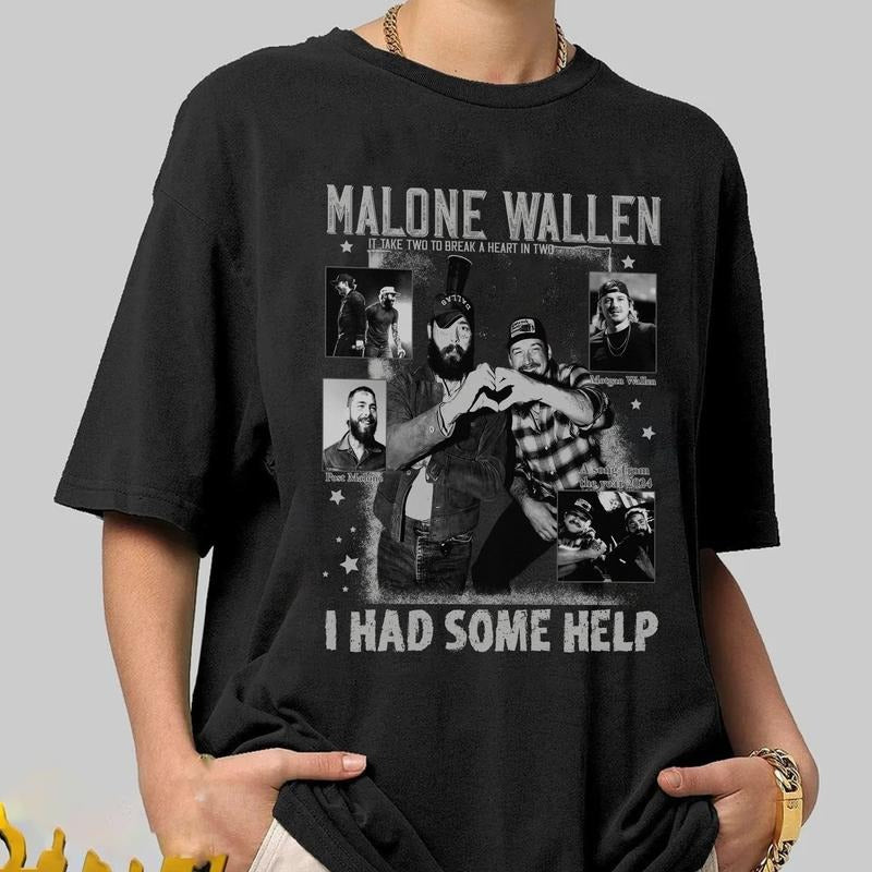 I Had Some Help Shirt, Posty Wallen Fan Shirt, Music Fan shirtstyle{n002}3 Hoodie, Sweatshirt | DripVista.com