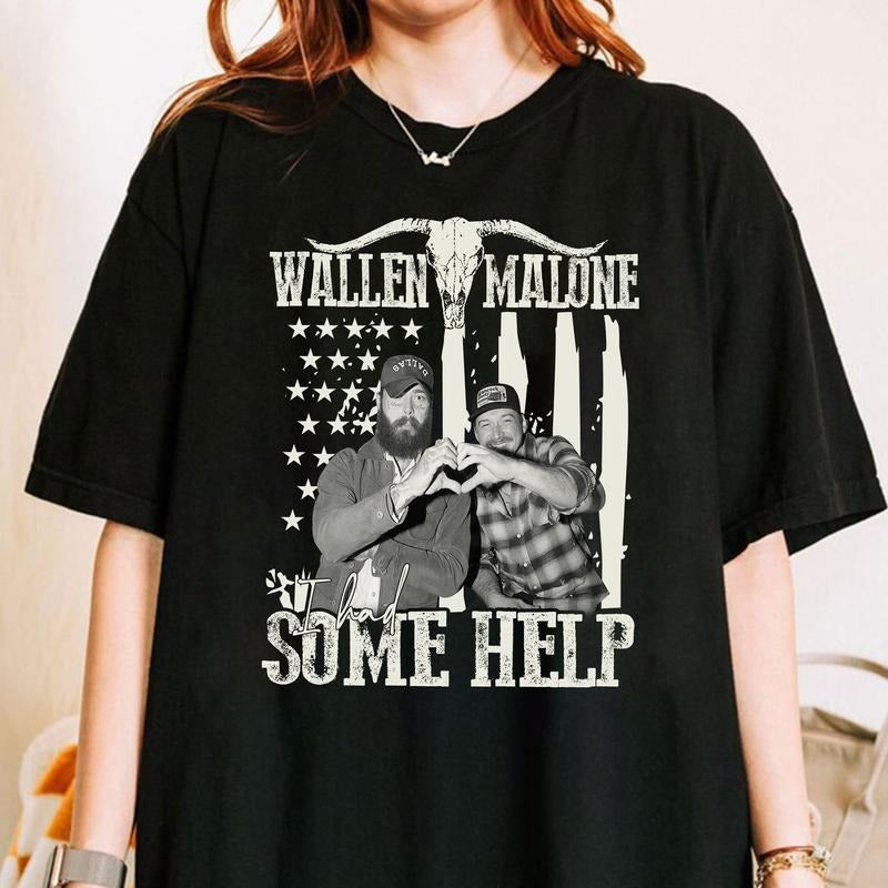 I Had Some Help Shirt, Posty Wallen Fan Shirt, Music Fan shirtstyle{n002}4 Hoodie, Sweatshirt | DripVista.com