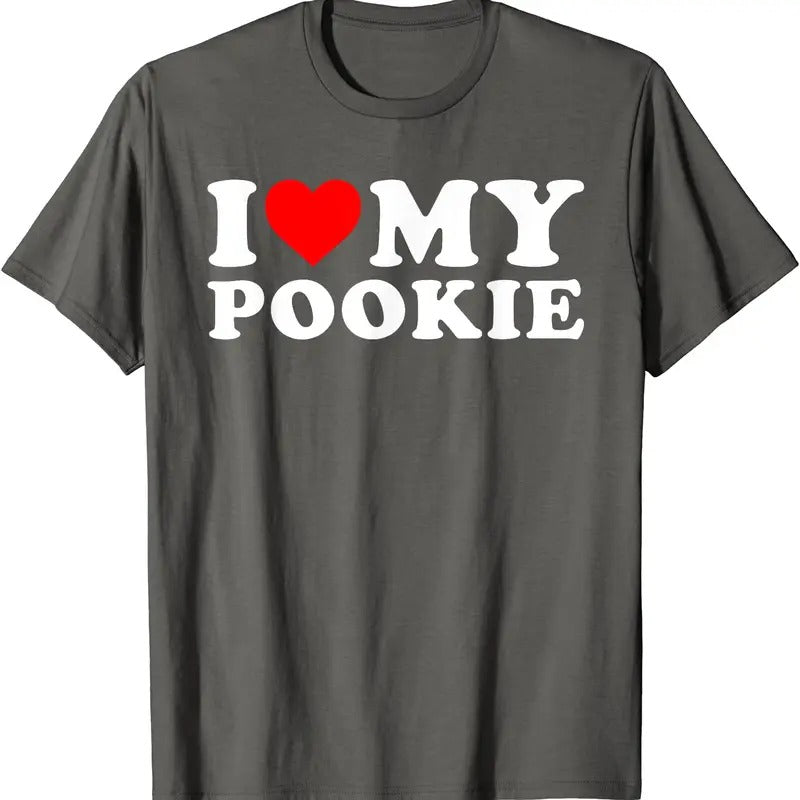 I Heart My Pookie Funny Shirt, I Love My Pookie T-Shirt | Unisex Cotton Tee, Size S-5XL Hoodie, Sweatshirt | DripVista.com
