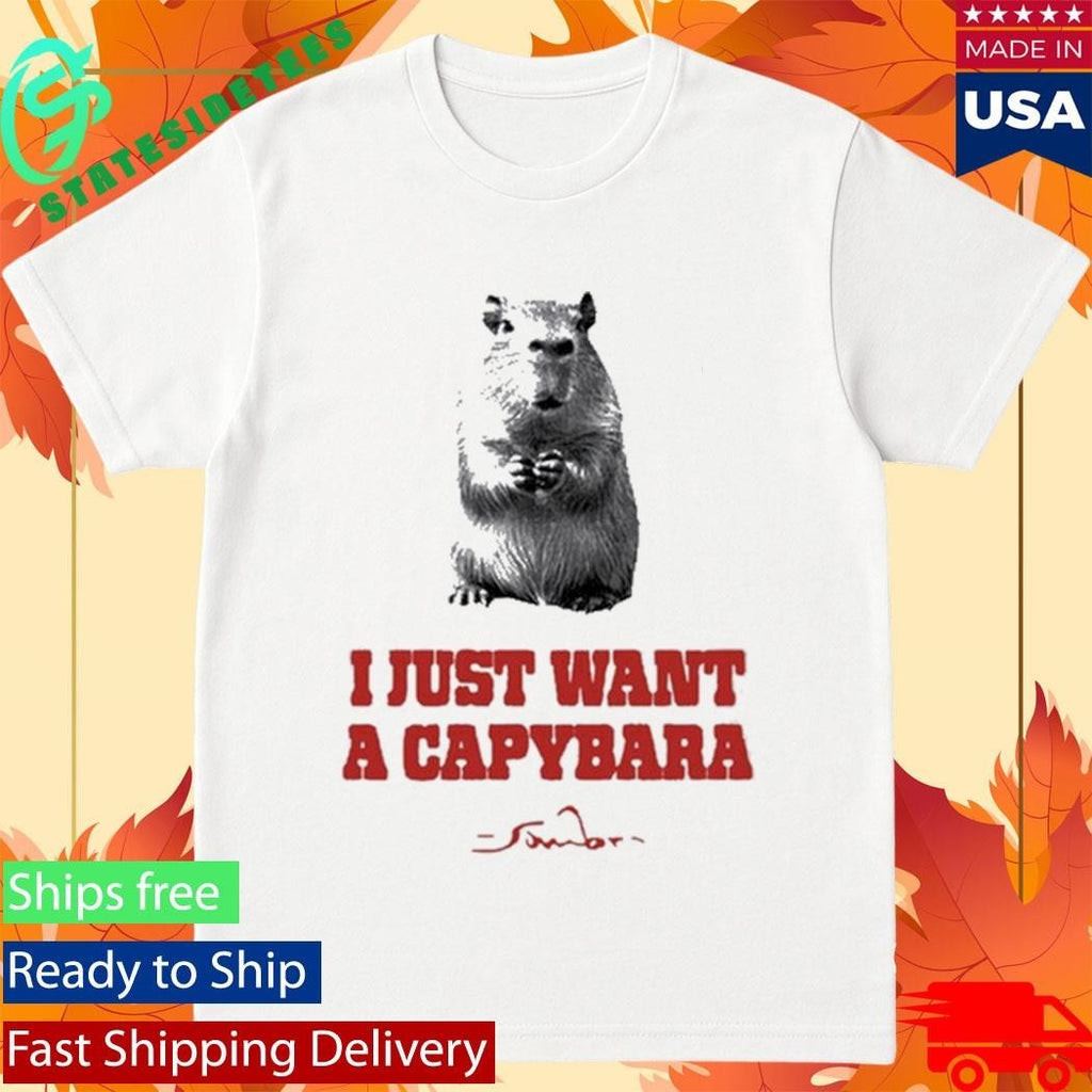 I Just Want A Capybara Shirt