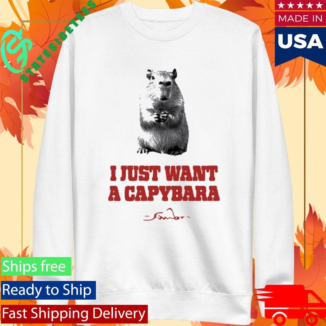 I Just Want A Capybara Shirt
