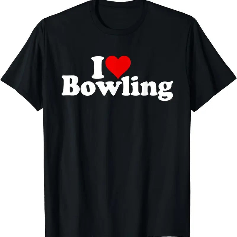 I LOVE HEART BOWLING T-Shirt Hoodie, Sweatshirt | DripVista.com