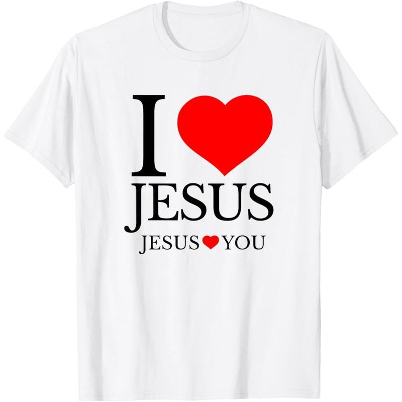 I LOVE JESUS - JESUS LOVES YOU - CHRISTIAN T-Shirt made in usastyle{n002}2 Hoodie, Sweatshirt | DripVista.com