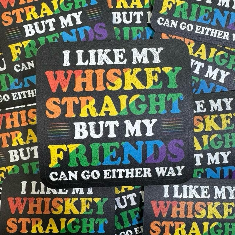 I Like My Whiskey Straight Sticker T-Shirts, Hoodie, Sweatshirt | DripVista.com