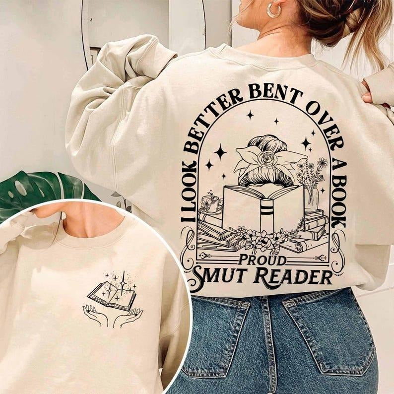 I Look Better Bent Over A Book Smut Reader Shirt, Romance Smut Book Shirt, Bent Over Shirt, Good Girl Shirt, I Look...