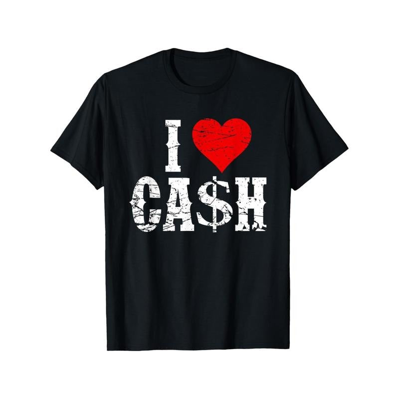 I Love Cash | Dollar Money T-Shirt made in usa Hoodie, Sweatshirt | DripVista.com