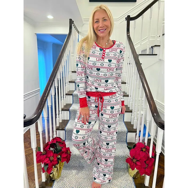 I Love Christmas Pajama Set T-Shirts, Hoodie, Sweatshirt | DripVista.com