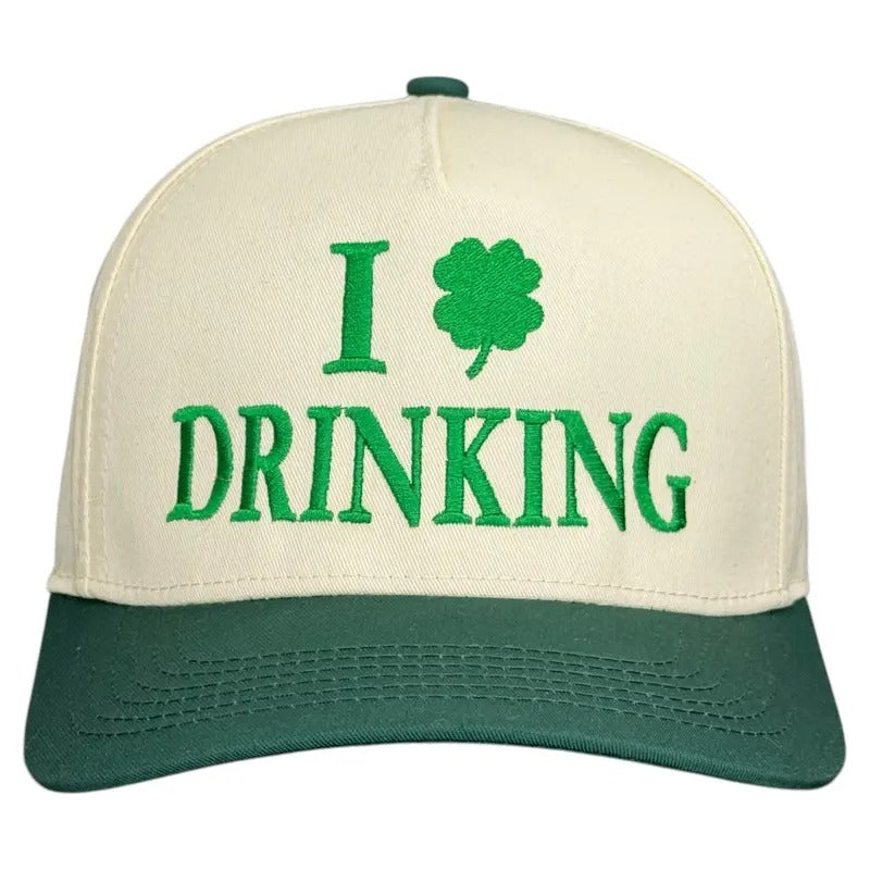 I Love Drinking St. Patricks Day Hat Custom Embroidered T-Shirts, Hoodie, Sweatshirt | DripVista.com