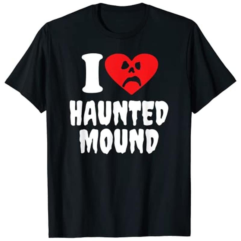 I Love Haunted Mound Sematary T-Shirt | Unisex Cotton Tee Gift | Size S-5XL | NEW Hoodie, Sweatshirt | DripVista.com