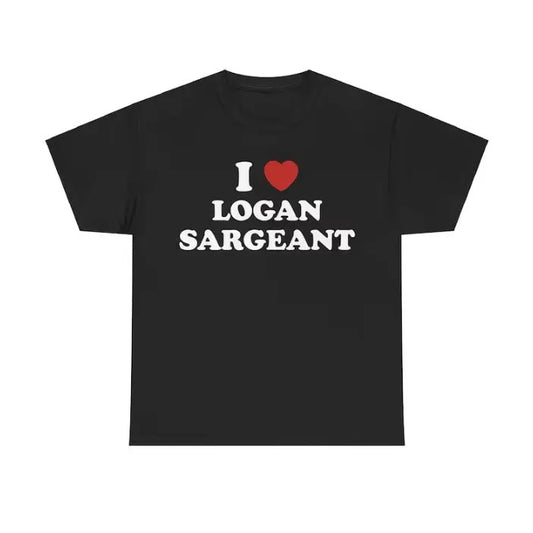I Love Logan Sargeant Unisex Tee Racing Tee, Car shirt Menswear T-Shirt