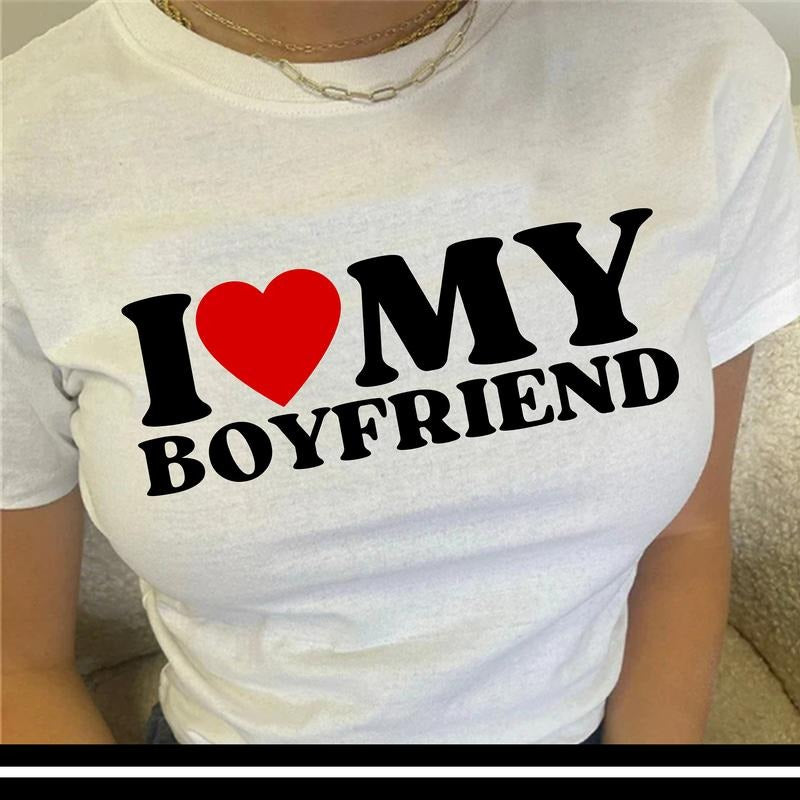 I Love My Boyfriend T Shirt - Lovers - Boyfriend Tee - Love  T-shirt, sweater and Hoodie Sweatshirt | DripVista.com