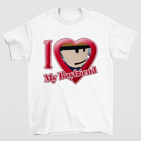 I Love My Boyfriend T Shirt Minimalist and Sweet Design for Everyday Wear