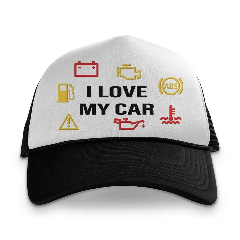 I Love My Car Custom Printed Hat T-Shirts, Hoodie, Sweatshirt | DripVista.com