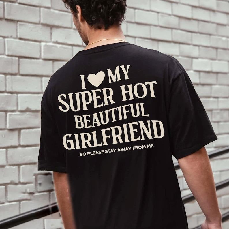 I Love My Girlfriend Comfort Colors Shirt, Funny Boyfriend Gift, I Heart My Girlfriend Shirts, Valentine Shirt Gift, Hot Girlfriend TShirt