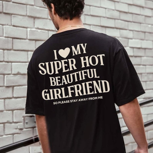 I Love My Girlfriend Comfort Colors Shirt, Funny Boyfriend Gift, I Heart My Girlfriend Shirts, Valentine Shirt Gift, Hot Girlfriend TShirt
