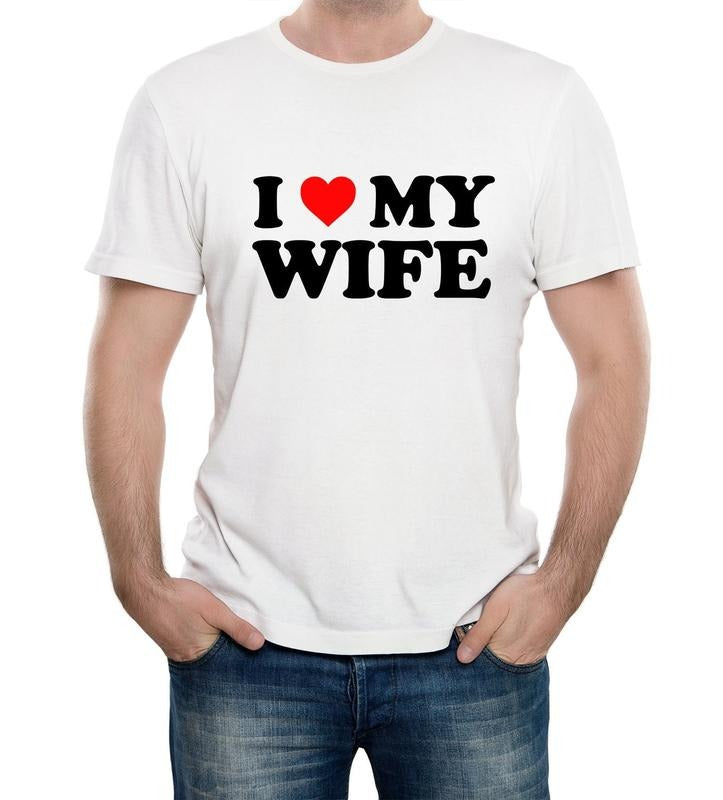 I Love My Wife T Shirt, Funny Stalker Anniversary Gift Cute, Husband Shirt, Funny Couple Shirt, Valentine's Day,...