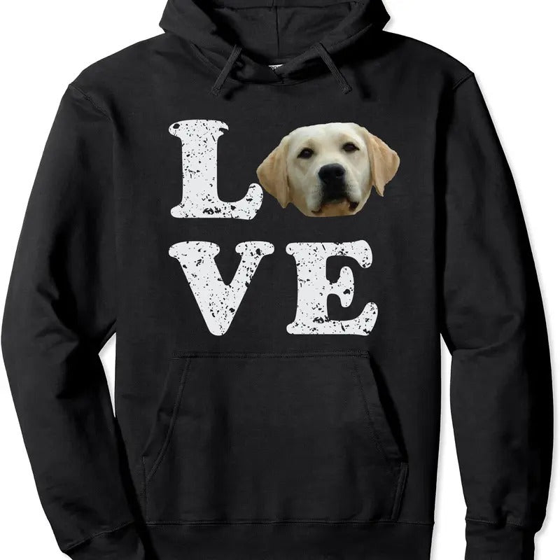 I Love My Yellow Lab Hoodie | Unisex Hooded Sweatshirt T-Shirts | DripVista.com