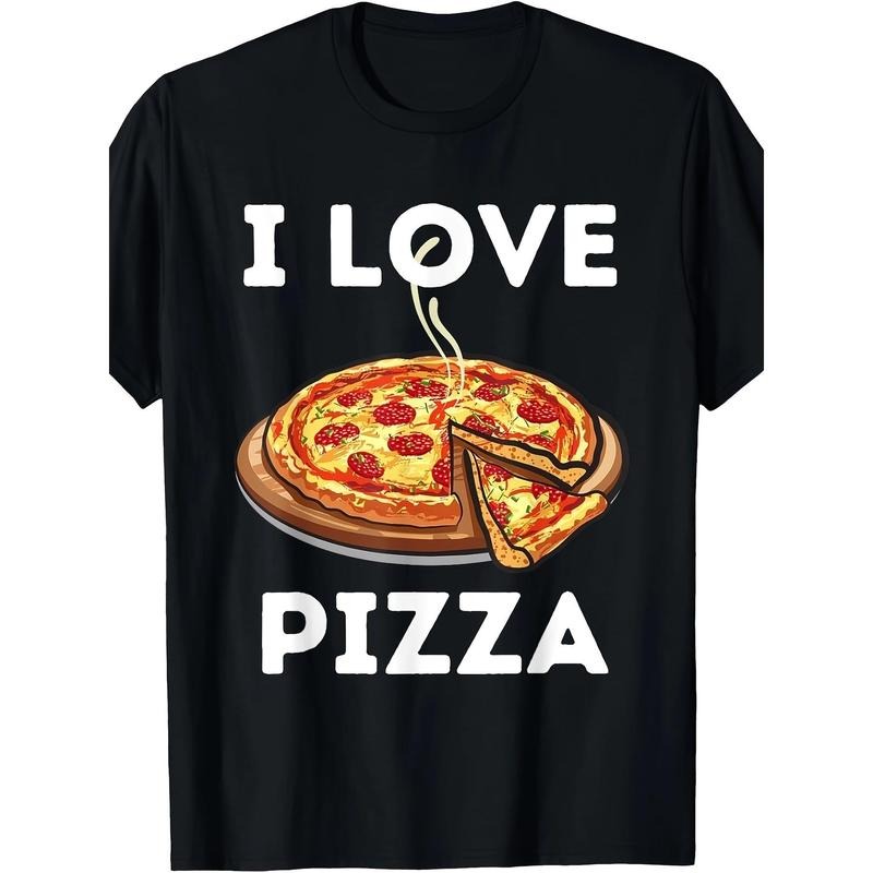 I Love Pizza - Food Lover Foodie T-Shirt made in usa Hoodie, Sweatshirt | DripVista.com