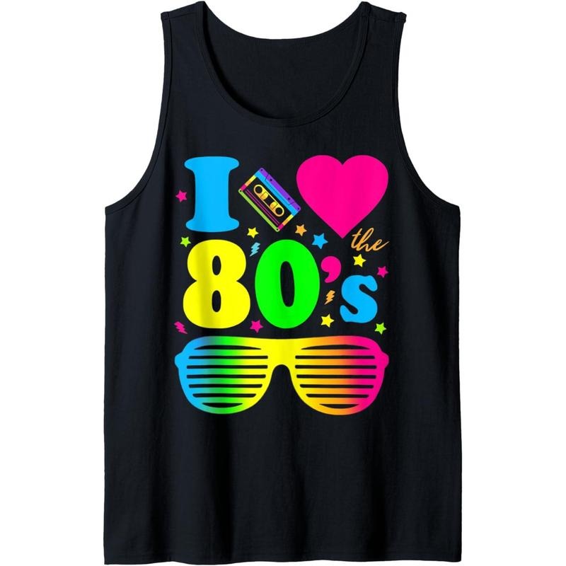 I Love The 80s Clothes for Women and Men Party Funny Tee Tank Top Made in USA Hoodie, Sweatshirt | DripVista.com