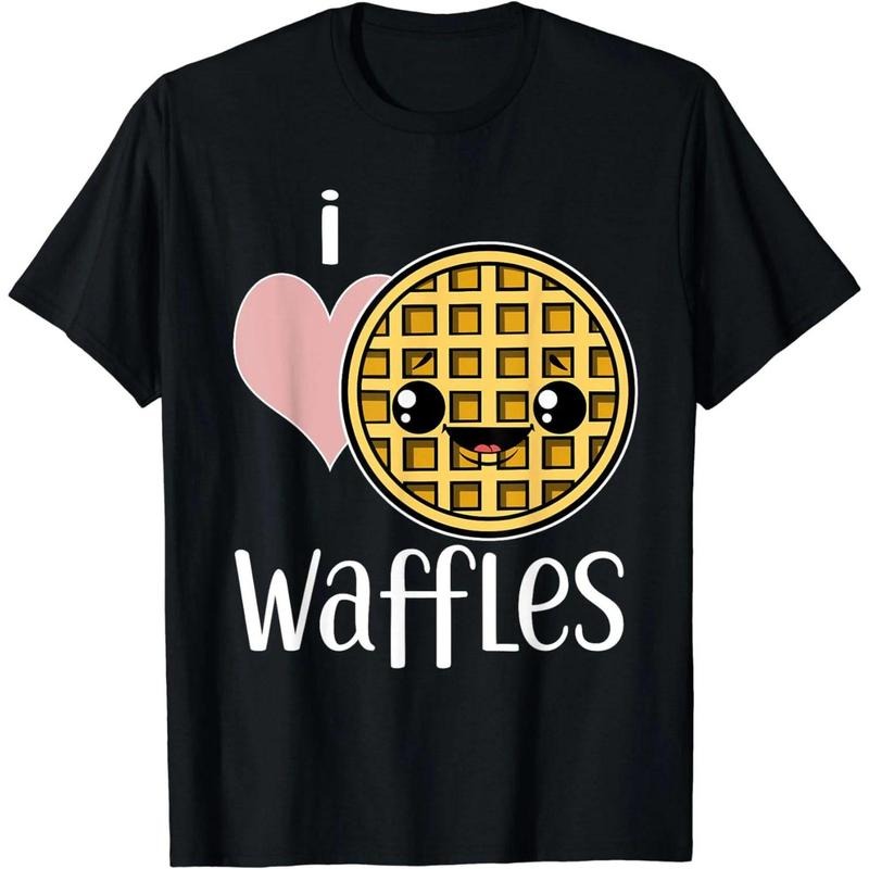 I Love Waffles Gift Waffle T-Shirt Hoodie, Sweatshirt | DripVista.com
