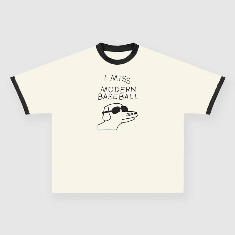 I Miss Modern Baseball Custom Printed T-Shirt Hoodie, Sweatshirt | DripVista.com