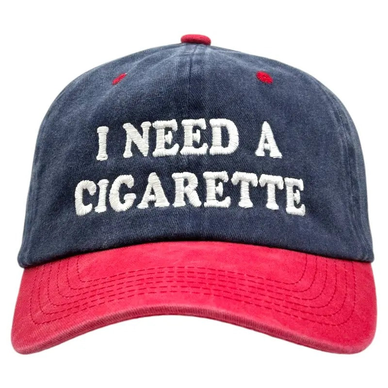 I NEED A CIG EMBROIDERY HAT T-Shirts, Hoodie, Sweatshirt | DripVista.com