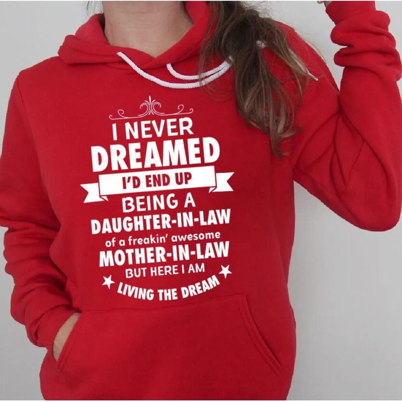 I Never Dreamed Being A Daughter In Law Of Awesome Mother In Law Sweater, Daughter In Law Gift, Birthday Gift Dil, Unisex...