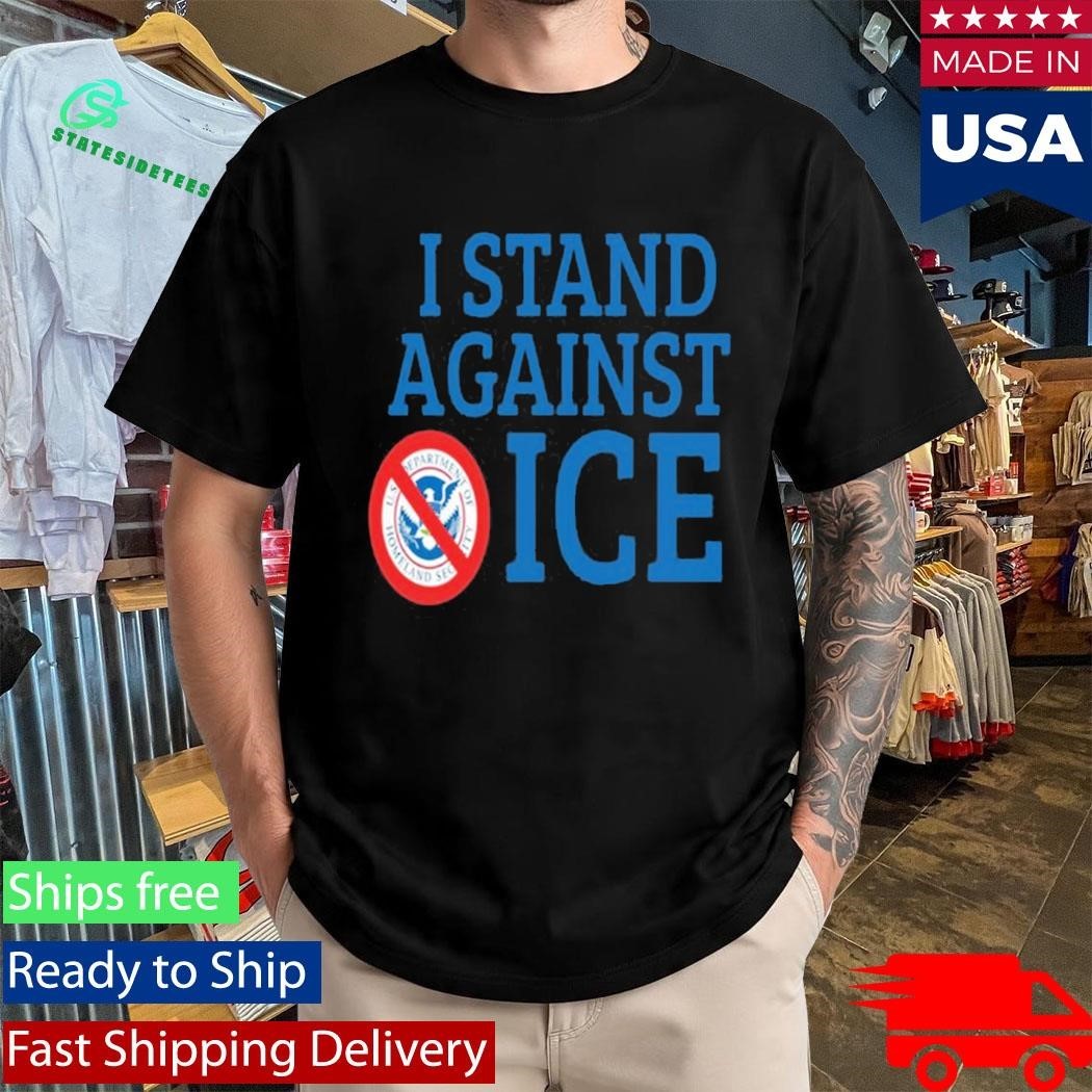 I Stand Against Ice Black Shirt