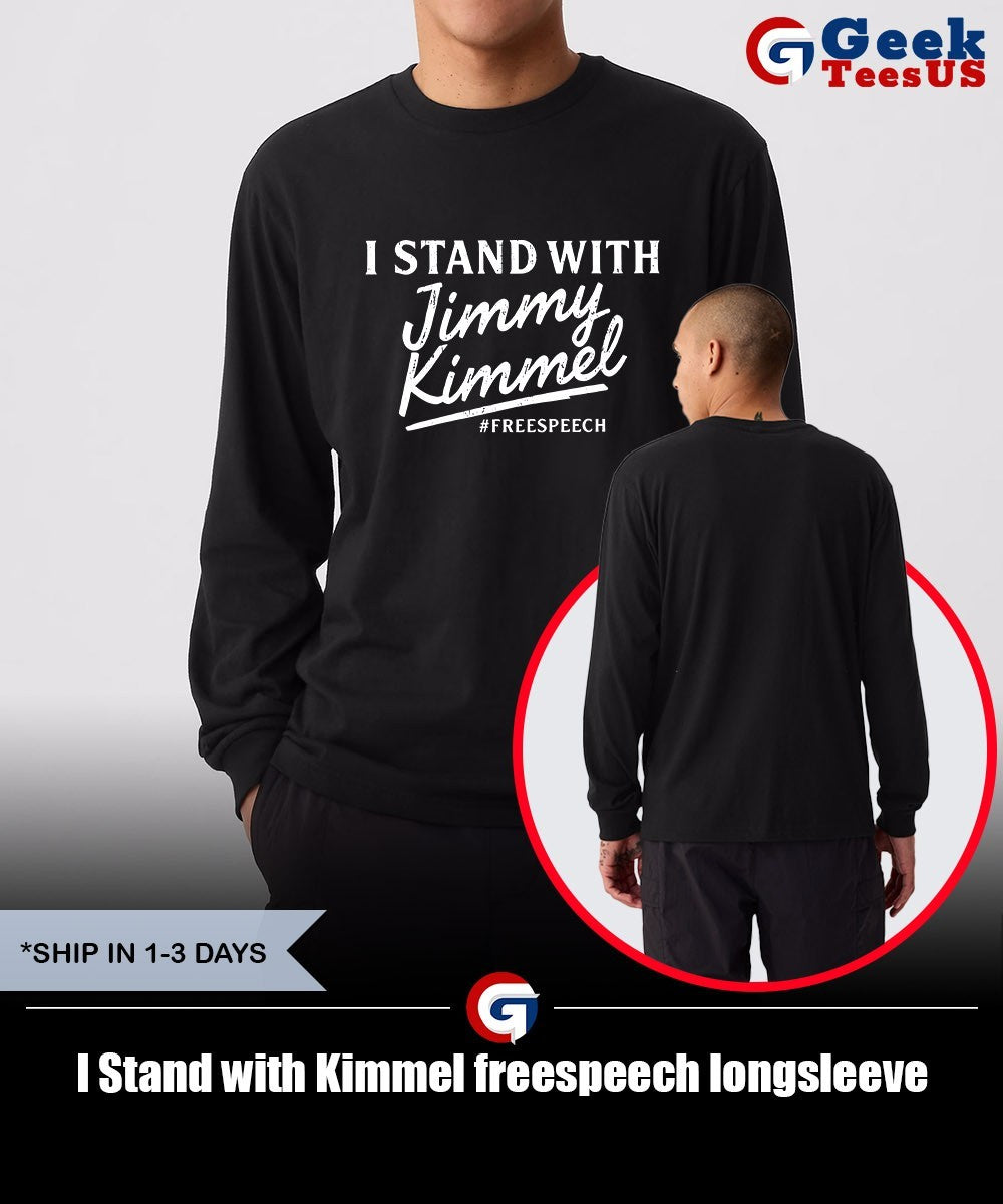 I Stand with Kimmel freespeech shirt