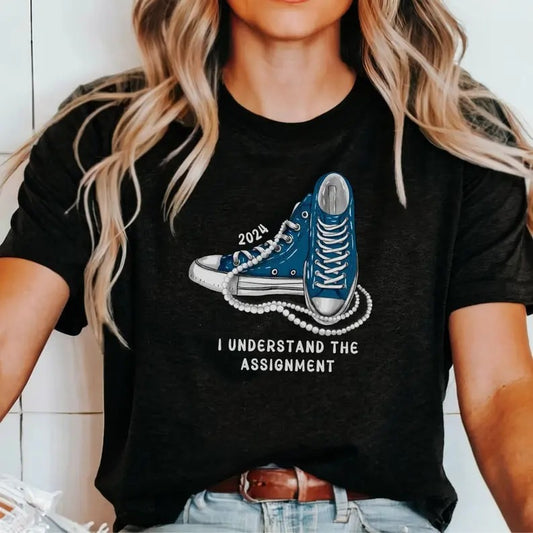 I Understand the Assignment Vote Blue Election Unisex Shirt, Kamala Harris Save Democracy T-shirt, Nasty Woman 2024 Comfortable Fitted Fabric Top