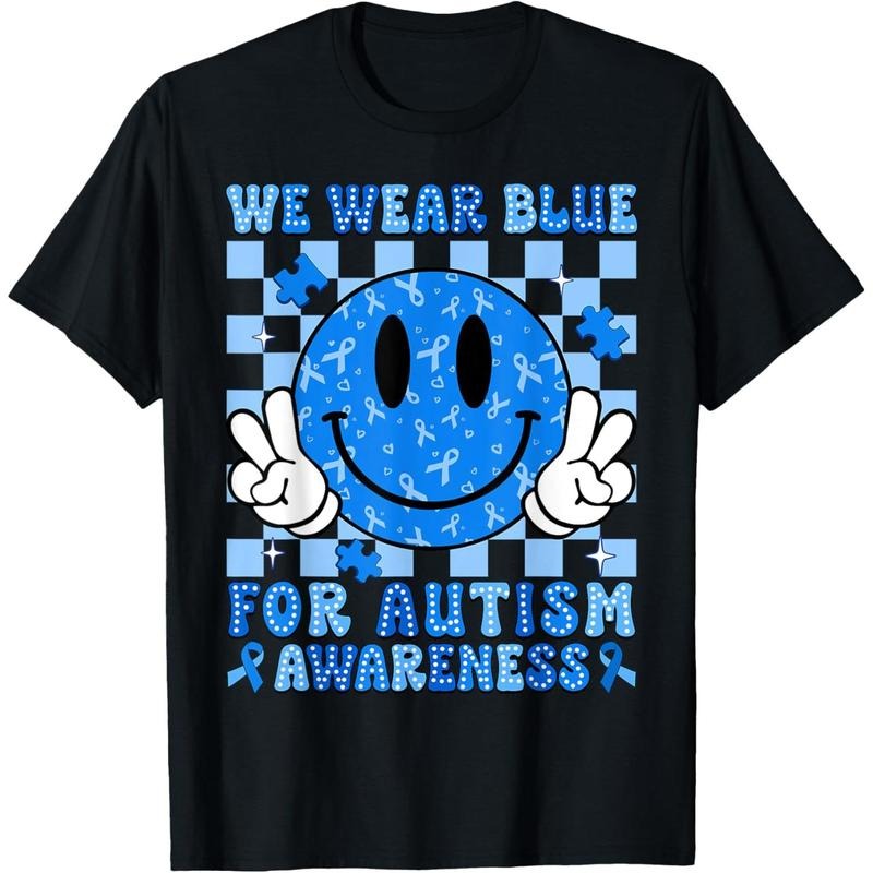 I Wear Blue For Autism Awareness Month Men Women Autism T-Shirt Hoodie, Sweatshirt | DripVista.com