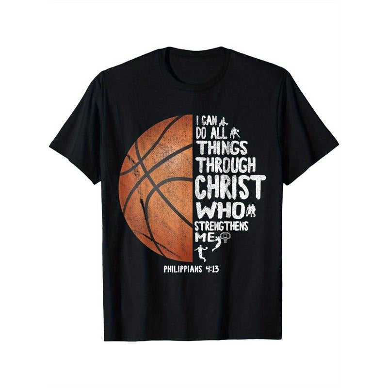 I can do all things through Christ. Philippians 4:13 Basketball T-shirt made in usa Hoodie, Sweatshirt | DripVista.com