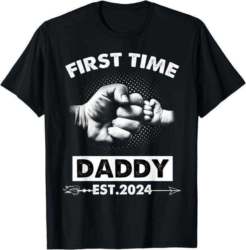 I love my old father,New Dad Est 2024 Boy Fathers Day Men Women T-Shirt Hoodie, Sweatshirt | DripVista.com