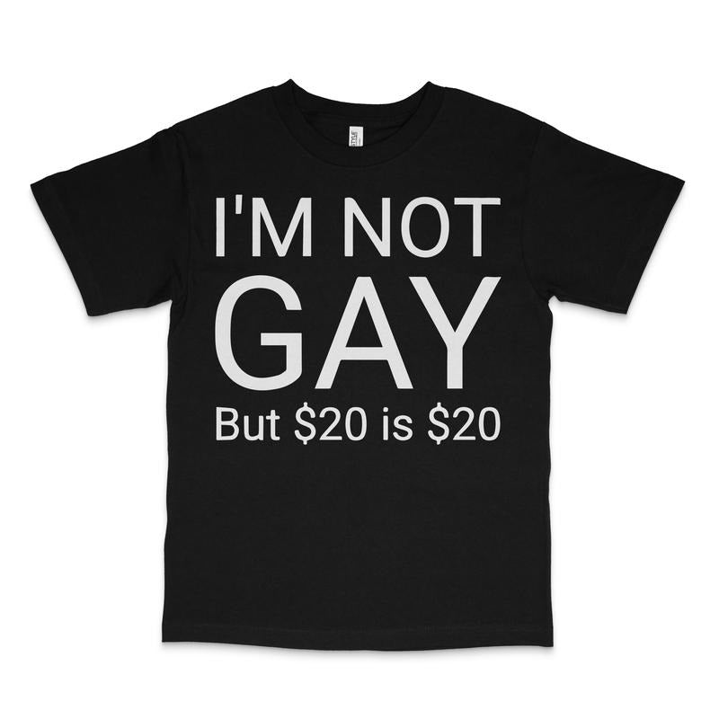 I'm Not Gay Custom Printed T-shirt Hoodie, Sweatshirt | DripVista.com