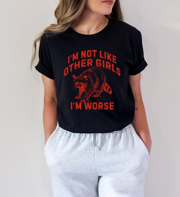 I'm Not Like Other Girls I'm Worse Shirt,  Funny Gift, Trendy Sarcastic Tee, Unisex T-Shirt, Gifts For Women, Short Sleeve Tee Shirt, Gifts For Christmas Birthday Fit Top
