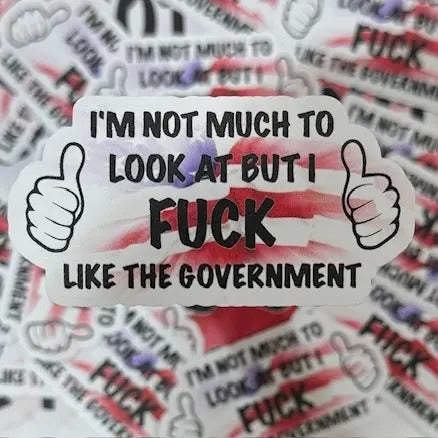 I'm Not Much Too Look At Sticker T-Shirts, Hoodie, Sweatshirt | DripVista.com