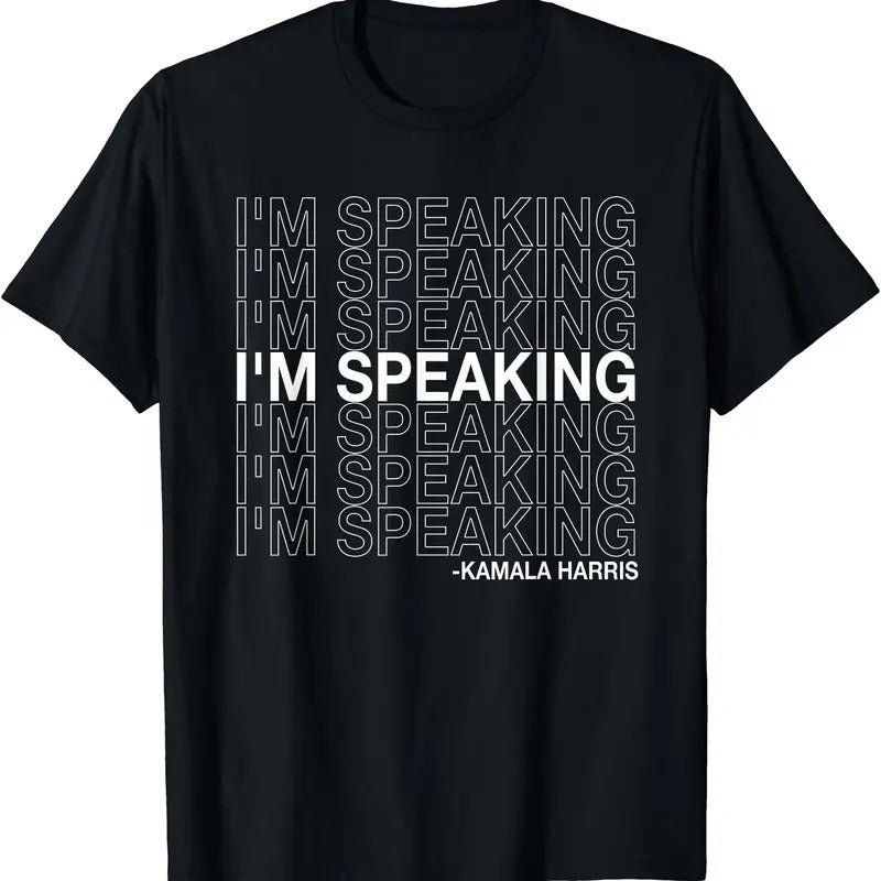 I'm Speaking Kamala Harris Funny Vice Presidential Debate T-Shirt Hoodie, Sweatshirt | DripVista.com