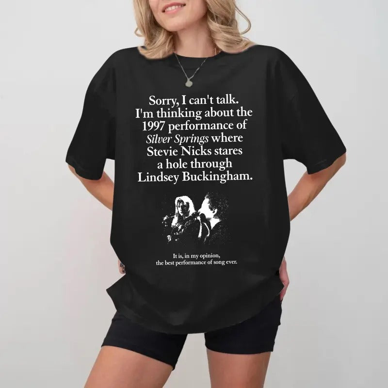 I'm Thinking About The 1997 Performance Of Springs T-Shirt, I'm Thinking About The 1997 Funny T-Shirt, Stevie Nicks, Shirt Gift For Women, Unisex T-Shirt, Gifts For Her, Gifts For Birthday Mothers Day