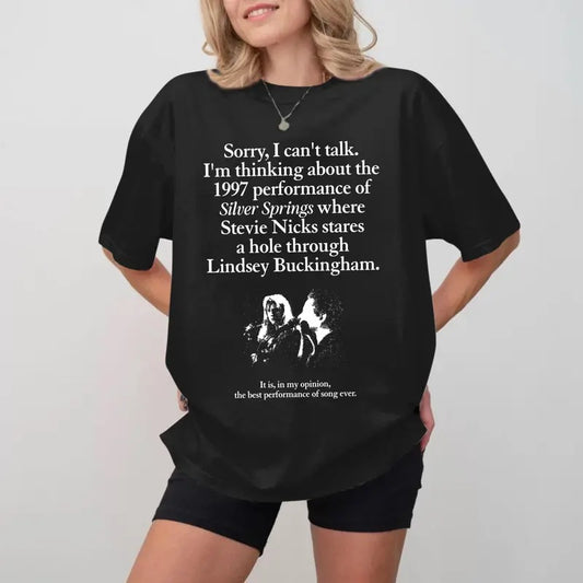 I'm Thinking About The 1997 Performance Of Springs T-Shirt, I'm Thinking About The 1997 Funny T-Shirt, Stevie Nicks, Shirt Gift For Women, Unisex T-Shirt, Gifts For Her, Gifts For Birthday Mothers Day