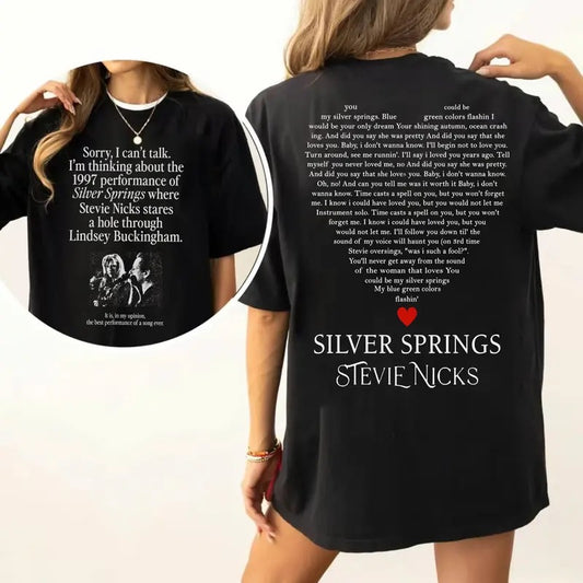 I'm Thinking About The 1997 Performance of Silver Springs Shirt, Don't Be A Lady Be A Legend 2 Side Sweatshirt, Music Concert Hoodie, Gift For Women & Man Unisex Shirts Womenswear Cotton