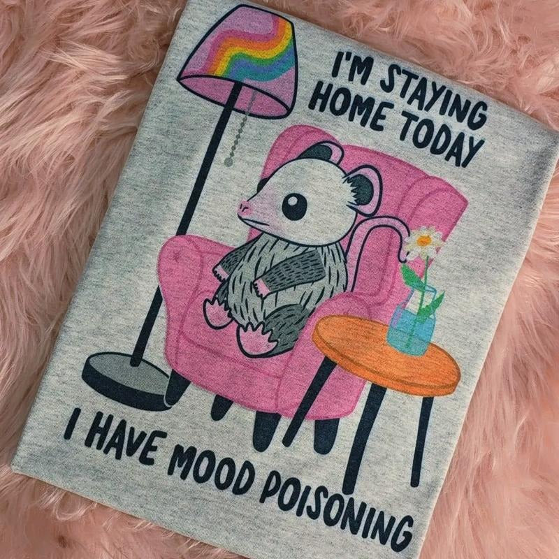 I'm staying home today Gildan Graphic Tee Hoodie, Sweatshirt | DripVista.com