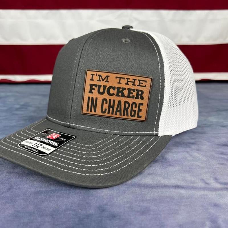 I'm the F'ER in charge - Premium Quality Snapback Hat for Men T-Shirts, Hoodie, Sweatshirt | DripVista.com