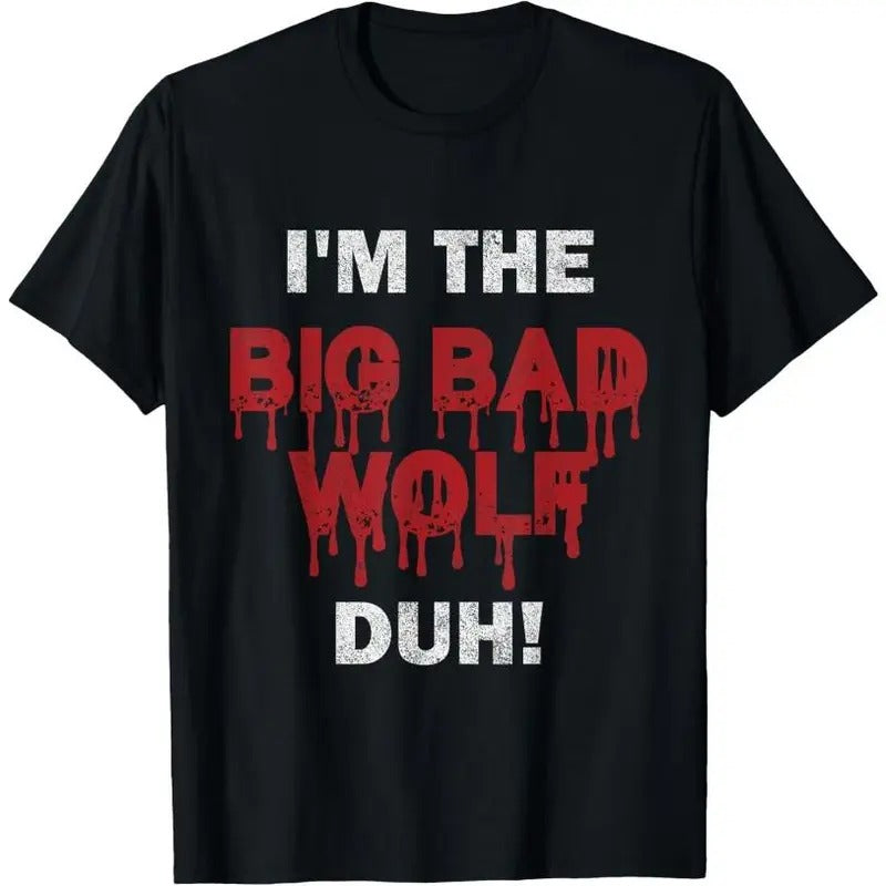 I'm the bad wolf duh costume for DIY halloween party T-Shirt Hoodie, Sweatshirt | DripVista.com