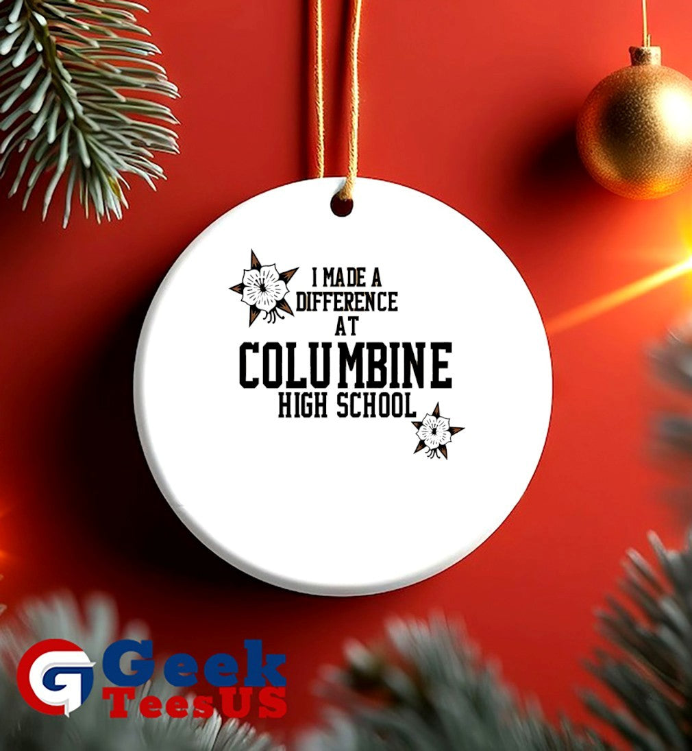 I made a difference at columbine high school shirt