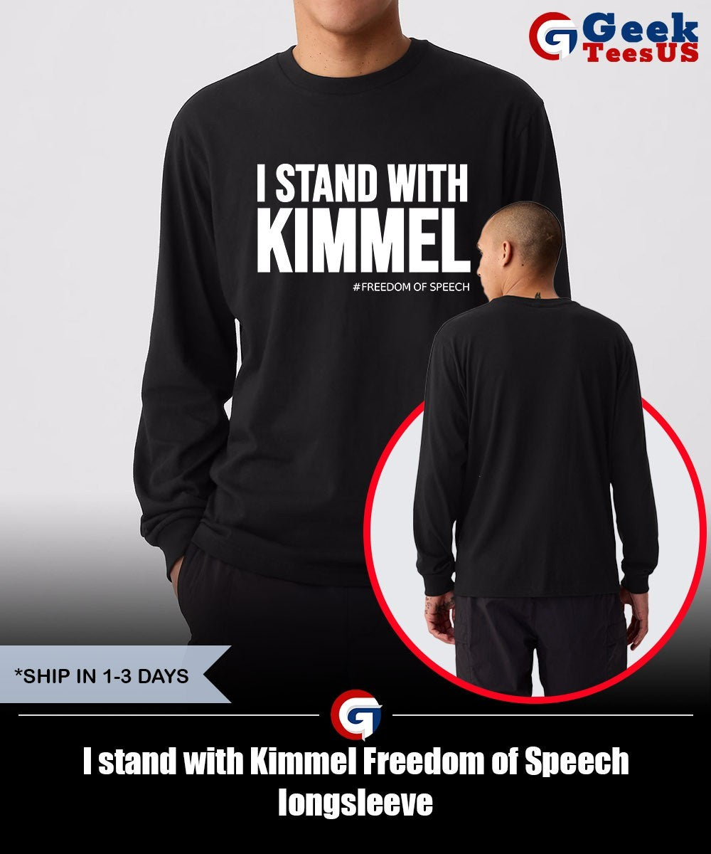 I stand with Kimmel Freedom of Speech shirt