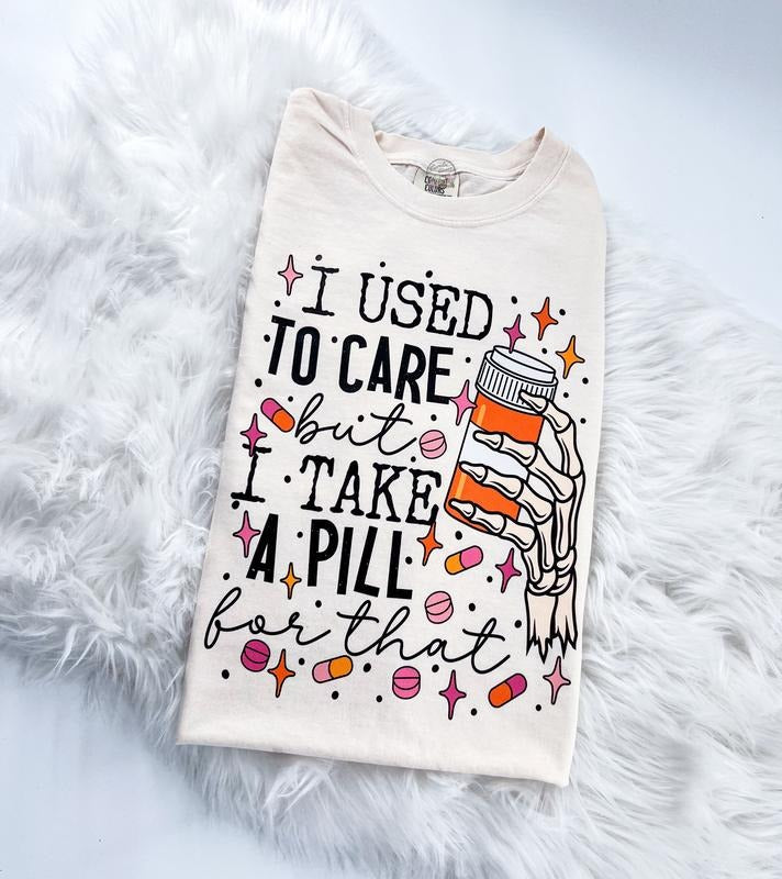 I used to Care Comfy Tshirt Unisex T-Shirt Oversized Womenswear Top Hoodie, Sweatshirt | DripVista.com