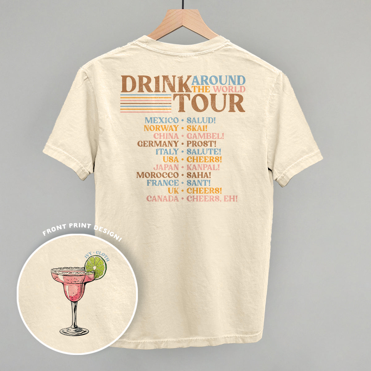 Drink Around The World Tour (Back Print)